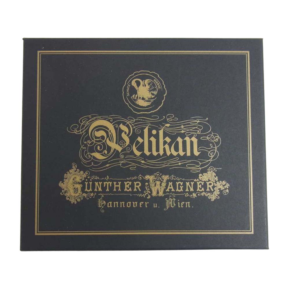 ペリカン GERMANY刻印 万年筆 ペン先F ブラック系【美品】【中古】