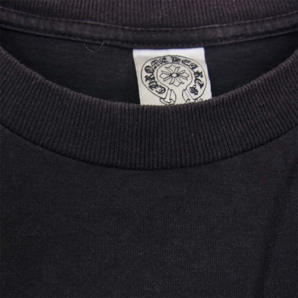 CHROME HEARTS クロムハーツ（原本無） ダガー プリント ロングスリーブ カットソー ブラック系 S【中古】
