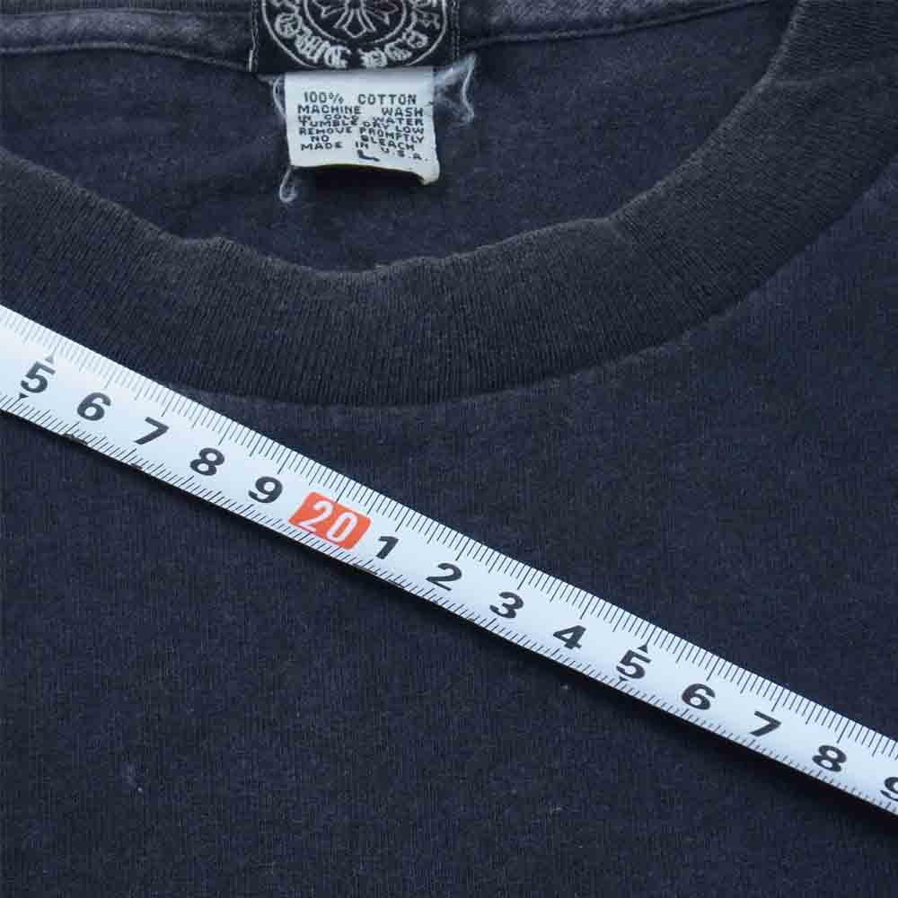 CHROME HEARTS クロムハーツ（原本無） ダガー プリント ロングスリーブ カットソー ダークネイビー系 L【中古】