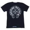 CHROME HEARTS クロムハーツ（原本無） 国内正規品 ホースシュー プリント ポケット Tシャツ ブラック系 S【中古】