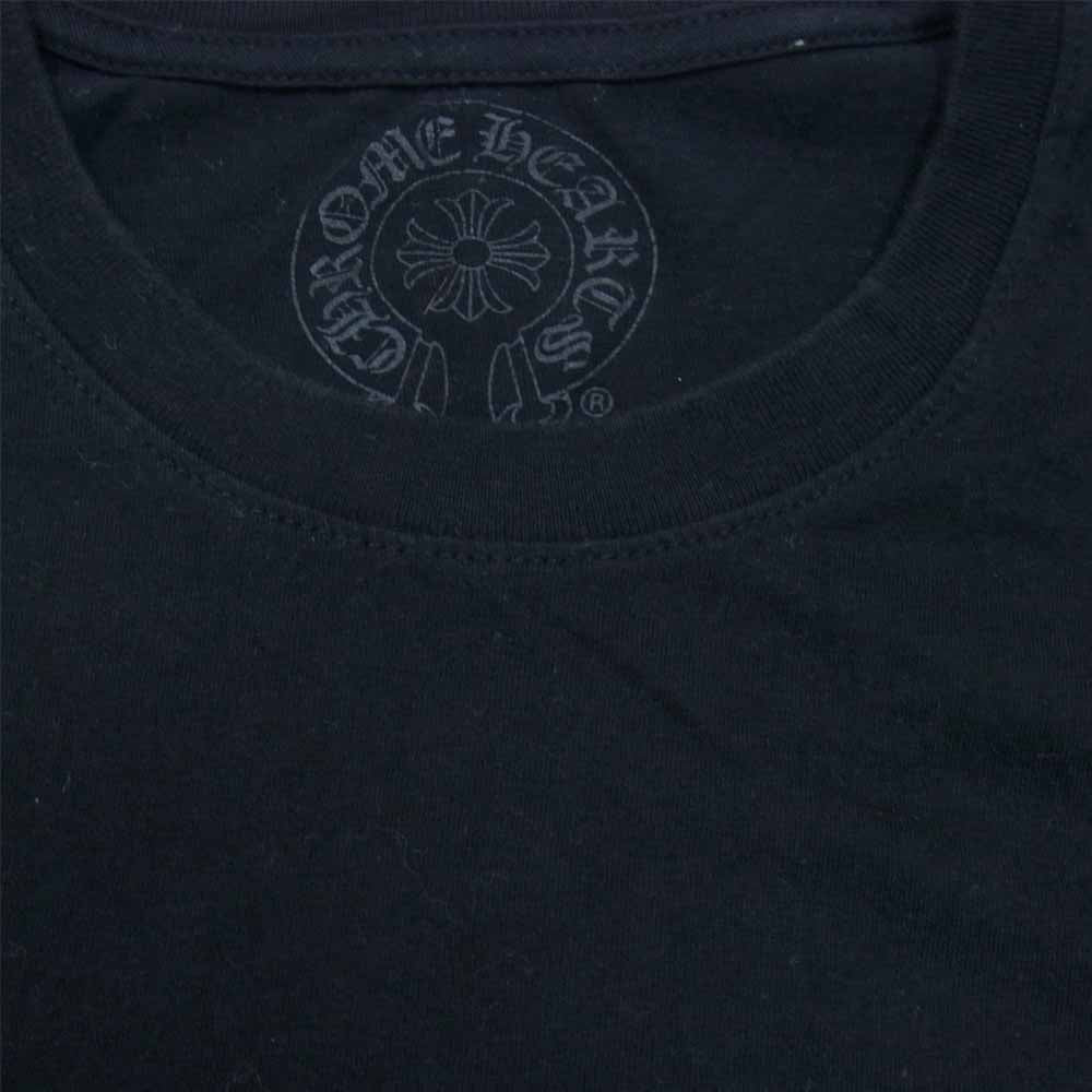 CHROME HEARTS クロムハーツ（原本無） 国内正規品 ホースシュー プリント ポケット Tシャツ ブラック系 S【中古】