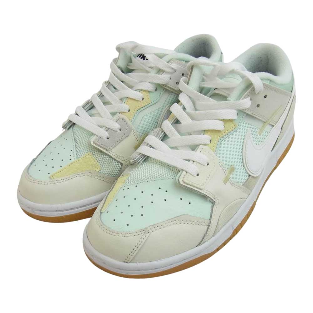 NIKE ナイキ DB0500-100 DUNK SCRAP SEA GLASS ダンク スクラップ ライトグリーン系 オフホワイト系 27.5cm【中古】
