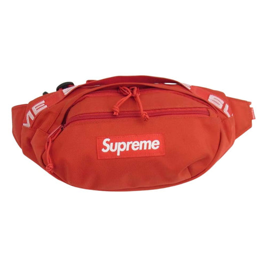 Supreme シュプリーム 18SS Waist bag ウエスト バッグ レッド系【中古】