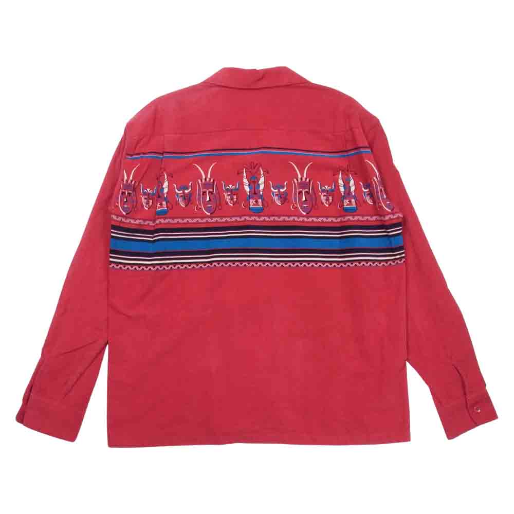 【超希少】スタイルアイズ コーデュロイシャツ アフリカンマスク プルオーバー M 超希少】スタイルアイズ コーデュロイシャツ アフリカンマスク プル