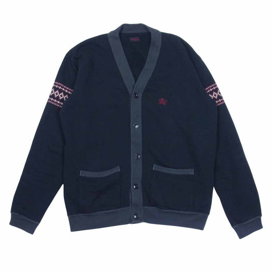 R.J.B アールジェイビー スウェット カーディガン ブラック系 表記無し【中古】
