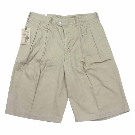 ORGUEIL オルゲイユ OR-1070 French Military Shorts フレンチ ミリタリー ショーツ ベージュ系 36【新古品】【未使用】【中古】