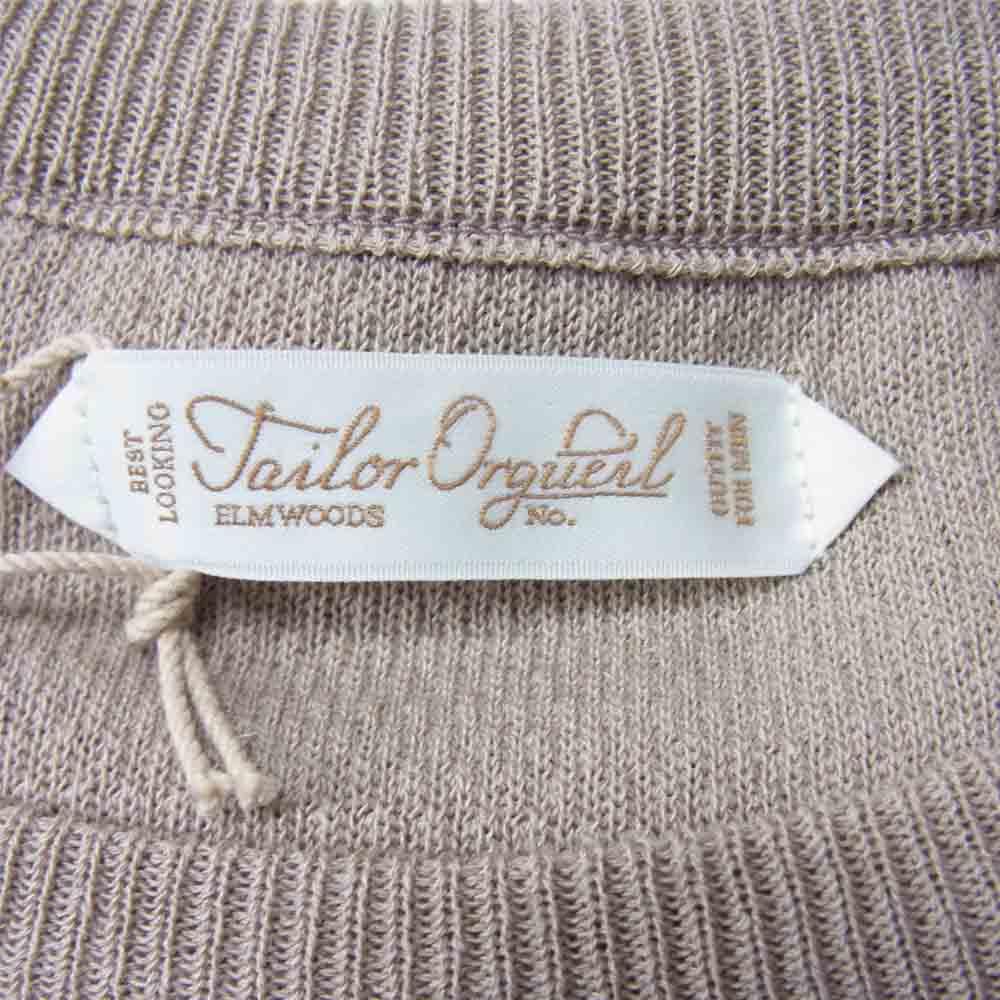 ORGUEIL オルゲイユ OR-9048 Knit Long Sleeve ニット ロング スリーブ 長袖 ベージュ系 42【新古品】【未使用】【中古】