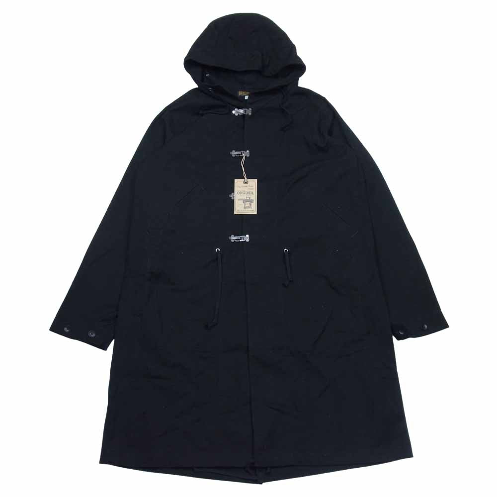 ORGUEIL オルゲイユ OR-41995 Italian Snow Parka イタリアン スノー パーカー ミリタリー コート ブラック系 42【新古品】【未使用】【中古】
