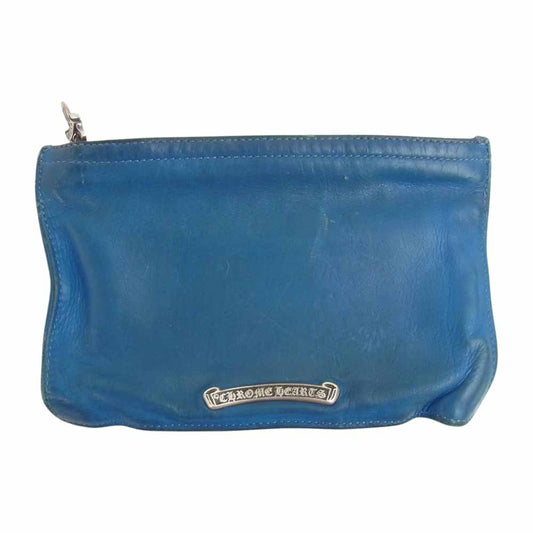 CHROME HEARTS クロムハーツ（原本無） ジッパー チェンジパース＃2 ブルー系【中古】