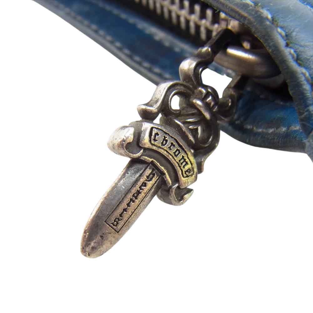 CHROME HEARTS クロムハーツ（原本無） ジッパー チェンジパース＃2 ブルー系【中古】
