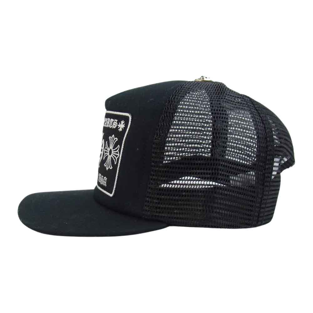 CHROME HEARTS クロムハーツ（原本無） RUCKER CAP トラッカー メッシュ キャップ ブラック系 OS 53-60【中古】
