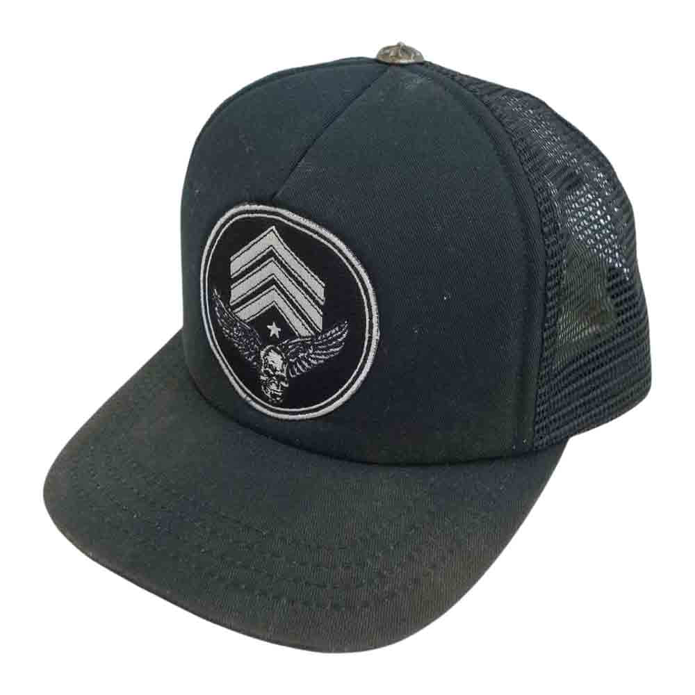 CHROME HEARTS クロムハーツ（原本無） FOTI MAHALIA フォティ マハリア トラッカー メッシュ キャップ ブラック系【中古】