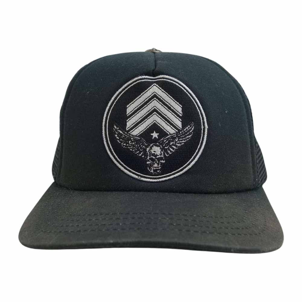 CHROME HEARTS クロムハーツ（原本無） FOTI MAHALIA フォティ マハリア トラッカー メッシュ キャップ ブラック系【中古】