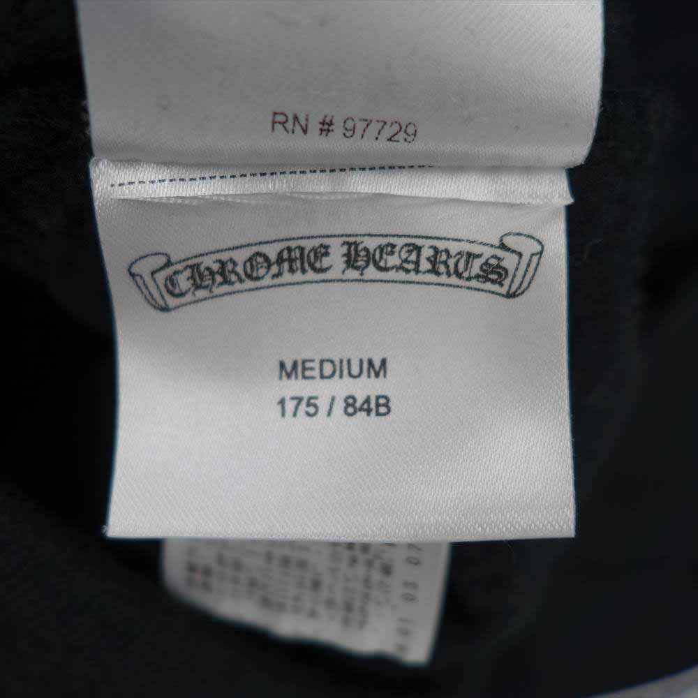 CHROME HEARTS クロムハーツ（原本無） MATTYBOY マッティボーイ フードチョンパーホースシュープリント パーカー ブラック系 M【中古】