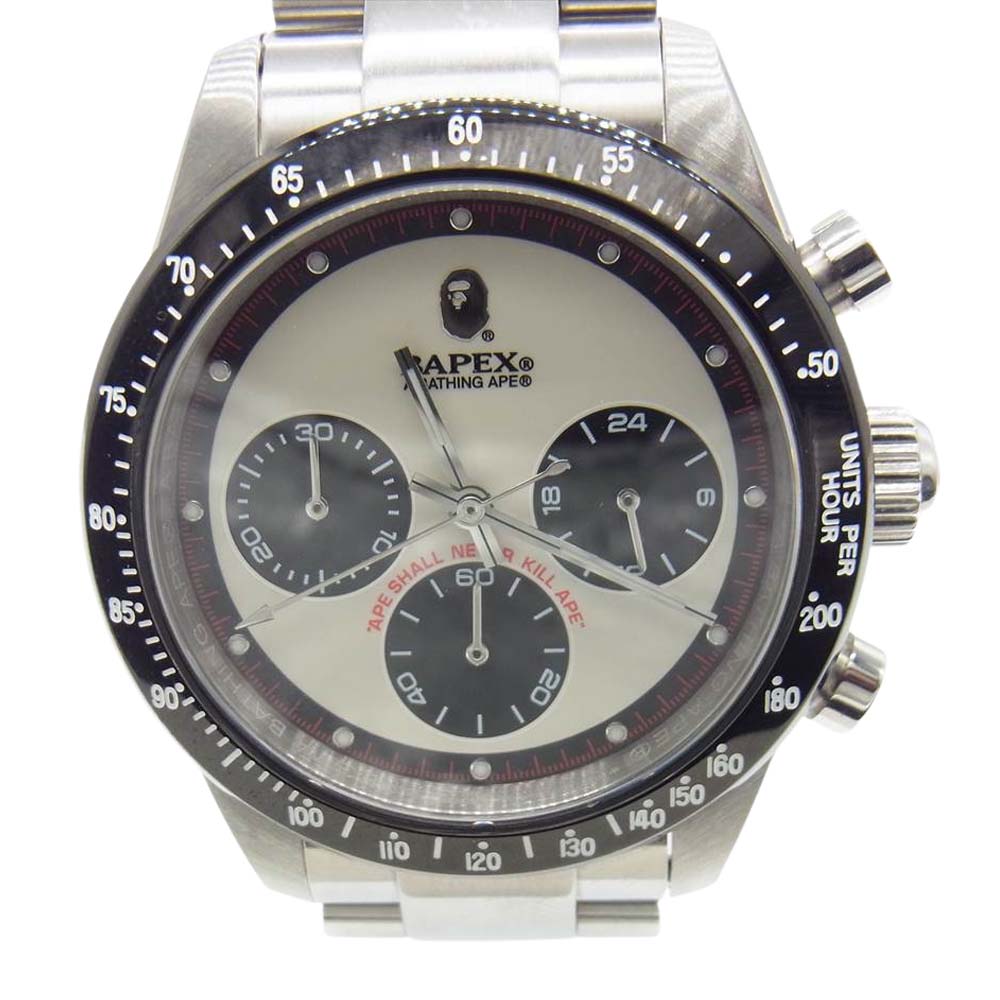 A BATHING APE アベイシングエイプ BAPEX TYPE 5 ベイペックス シルバー系【中古】