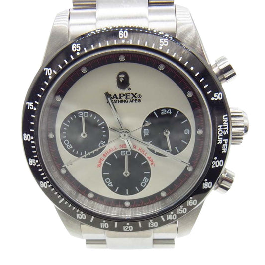 A BATHING APE アベイシングエイプ BAPEX TYPE 5 ベイペックス シルバー系【中古】