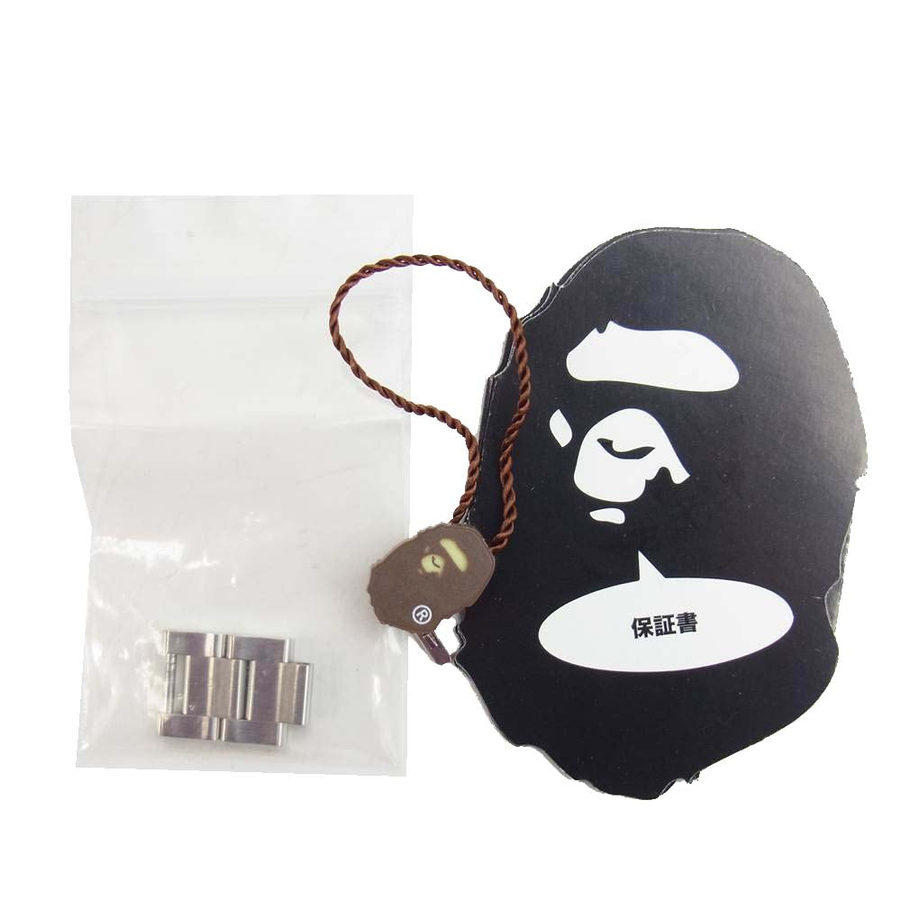 A BATHING APE アベイシングエイプ BAPEX TYPE 5 ベイペックス シルバー系【中古】