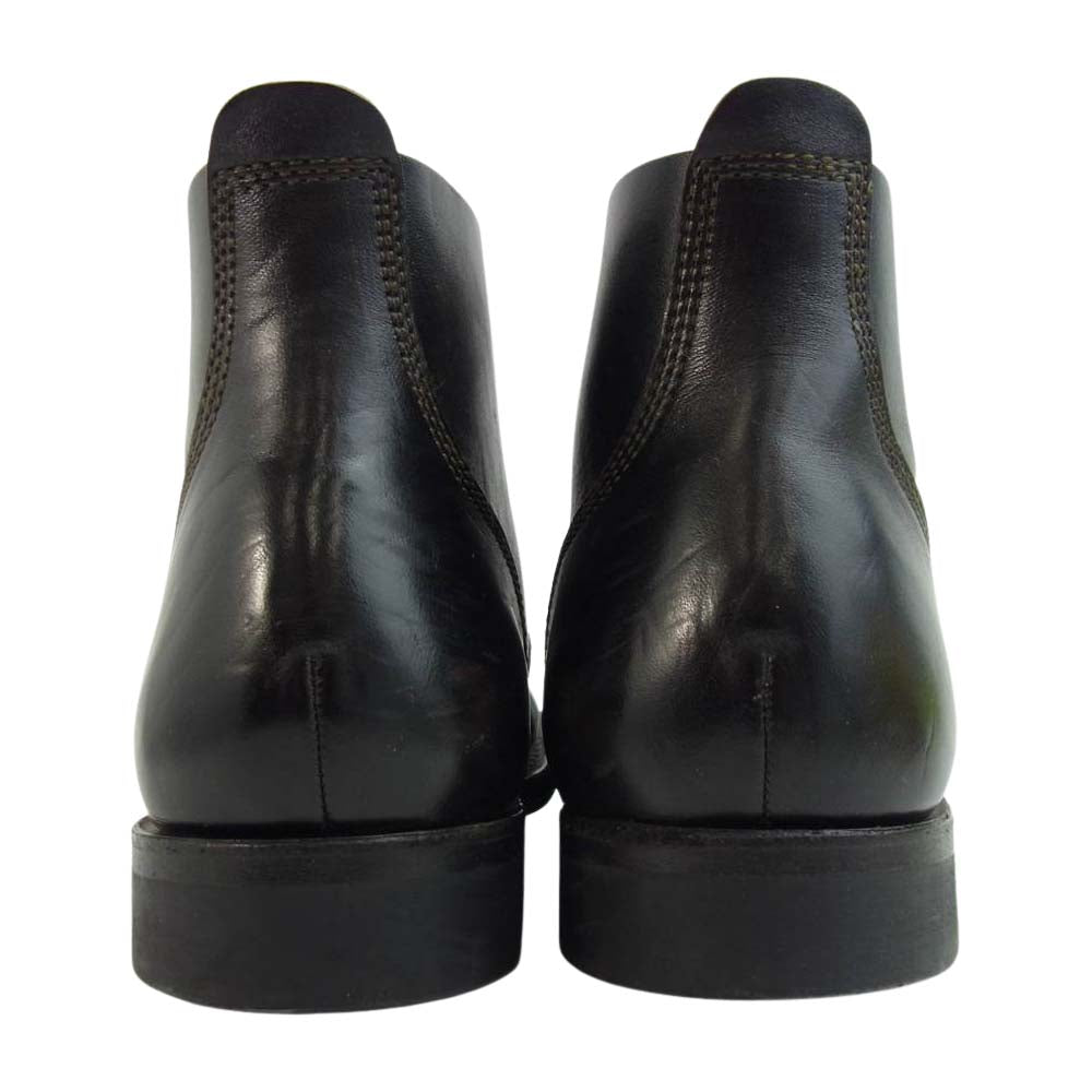 メイカーズ BONE SINGLE LEATHER SOLE BOOTS ボーン シングル レザー ソール ブーツ ブラック系 実寸約27cm【中古】