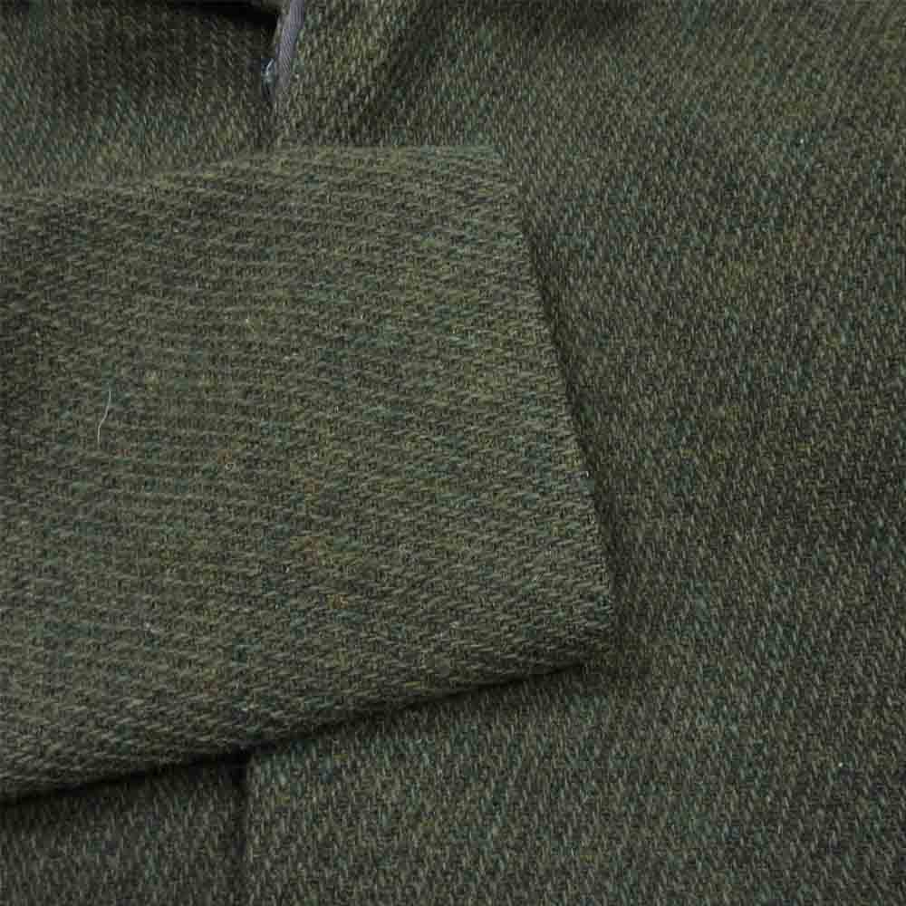 A.P.C. アーペーセー D-TK447 イタリア製 比翼 ウール ジャケット コート モスグリーン系 M【中古】
