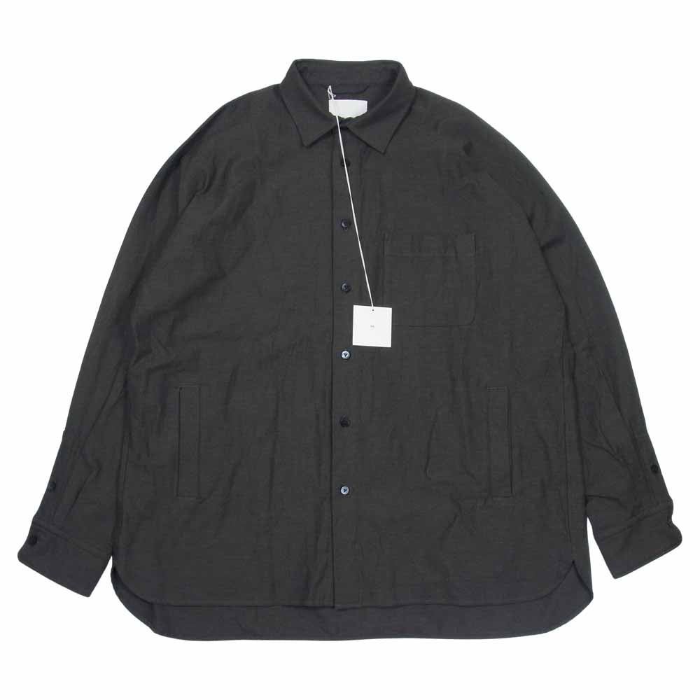 ヨーコサカモト 21AW 163271107 ATELIER SHIRT アトリエ シャツ ブラック系 L【極上美品】【中古】