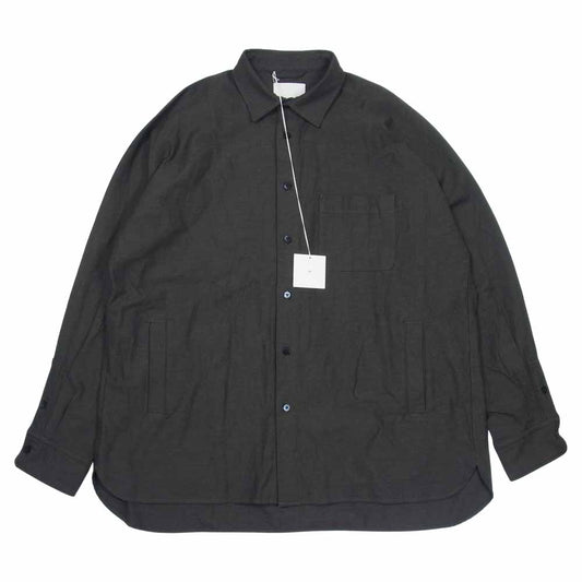 ヨーコサカモト 21AW 163271107 ATELIER SHIRT アトリエ シャツ ブラック系 L【極上美品】【中古】