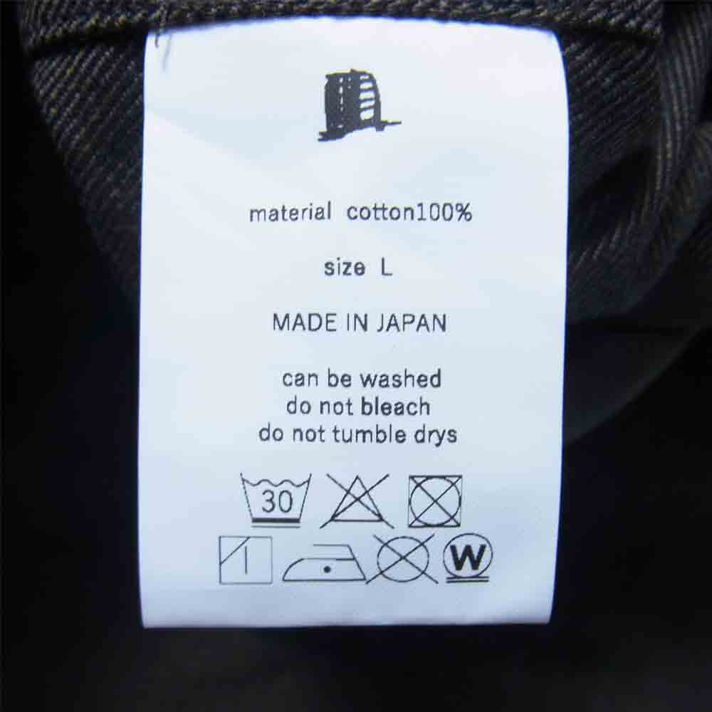 ヨーコサカモト 21AW 163271107 ATELIER SHIRT アトリエ シャツ ブラック系 L【極上美品】【中古】