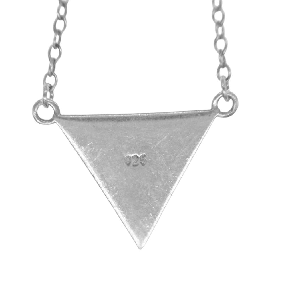 クレセントルナ DELTA デルタ ネックレス シルバー系【中古