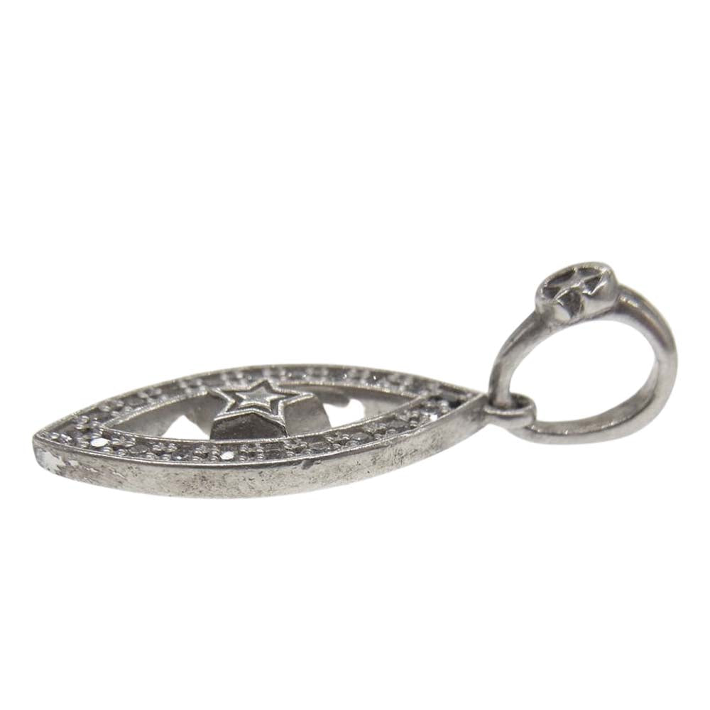 クレセントルナ スター ネックレストップ シルバー系【中古】