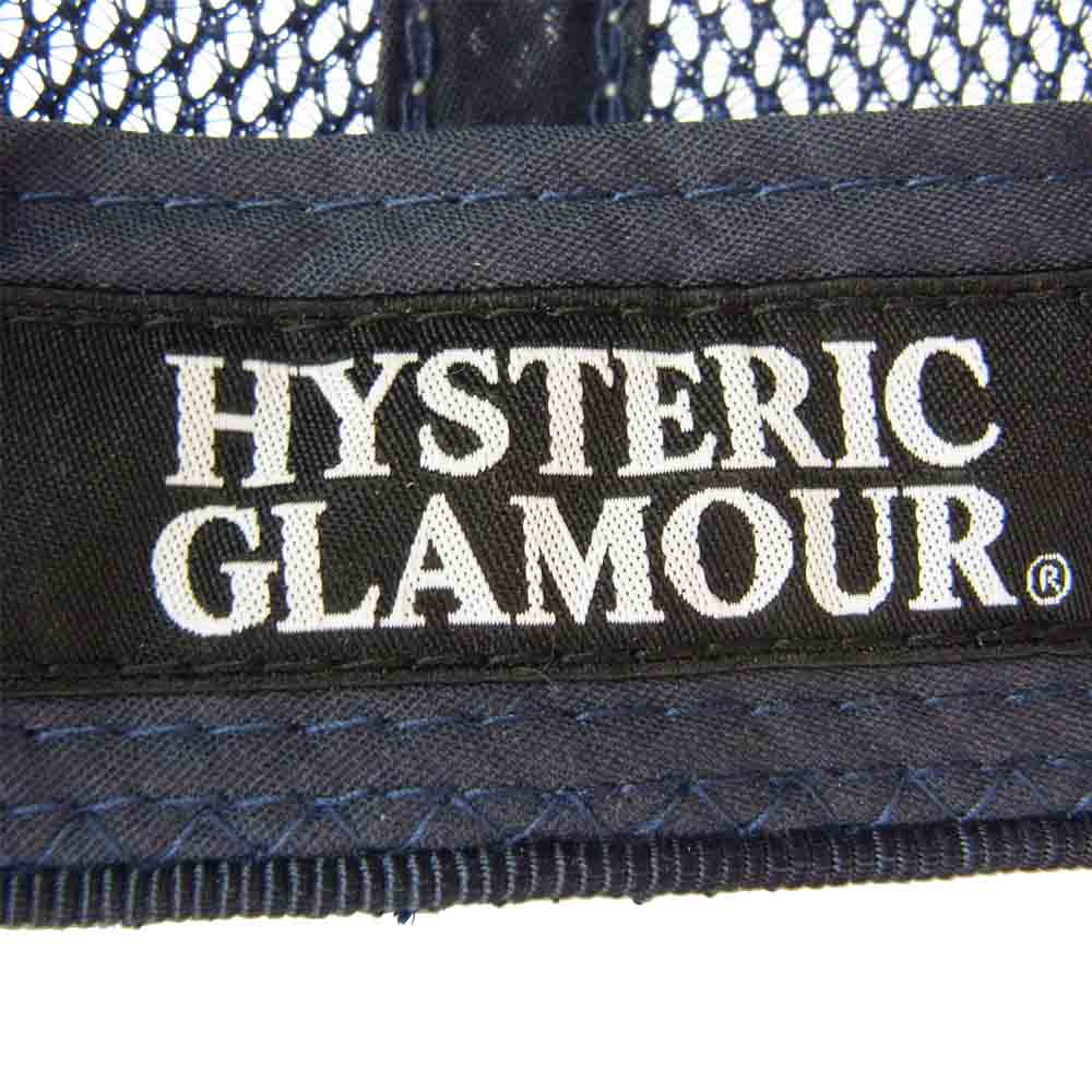 HYSTERIC GLAMOUR ヒステリックグラマー 0212QH01 HYS PATCH パッチ メッシュ キャップ ピンク系 F【中古】