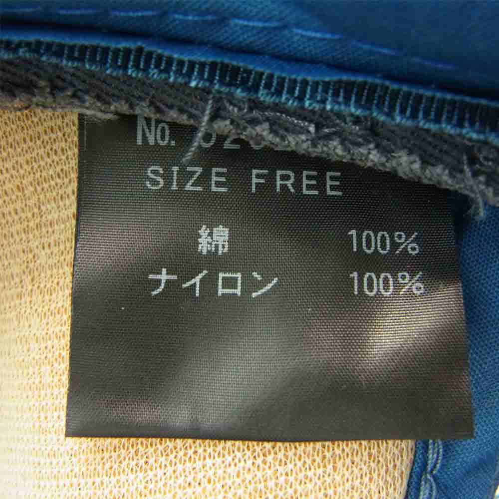 HYSTERIC GLAMOUR ヒステリックグラマー 0202QH01 WHEN THE MUSICS OVER 刺繍 メッシュ キャップ ブルー系 F【中古】