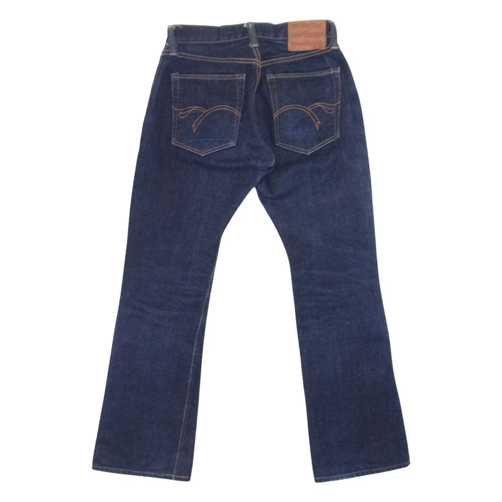 THE FLAT HEAD ザフラットヘッド 1017 ブーツカット ヘビーオンス デニム パンツ インディゴブルー系 28【中古】