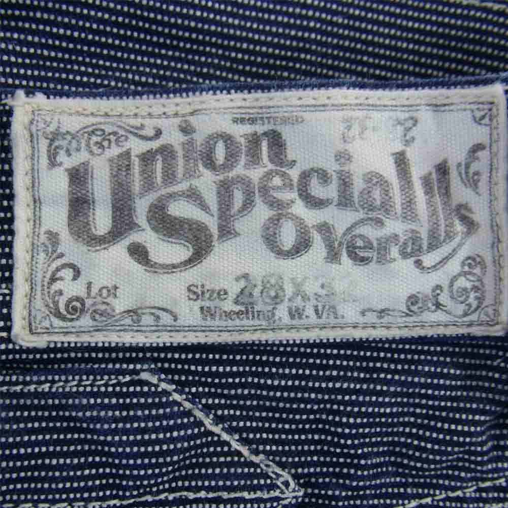 FREEWHEELERS フリーホイーラーズ DERRICKMAN デッリックマン ダブルニー パンツ ネイビー系 28【中古】