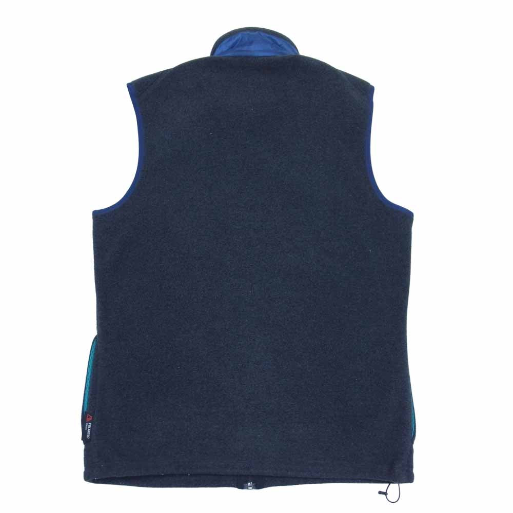 CHUMS チャムス Polar Flag Vest ポーラー フラッグ フリース ベスト チャコール系 S【中古】
