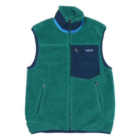 patagonia パタゴニア 12AW 23047 Classic Retro-X Vest クラシック レトロX フリース ベスト グリーン系 S【中古】