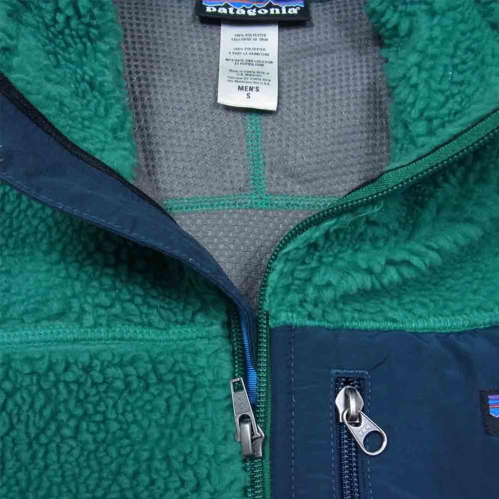 patagonia パタゴニア 12AW 23047 Classic Retro-X Vest クラシック レトロX フリース ベスト グリーン系 S【中古】