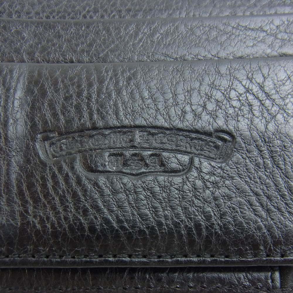 CHROME HEARTS クロムハーツ（原本有） WAVE WALLET ウェーブウォレット クロスボール ブラック系【中古】