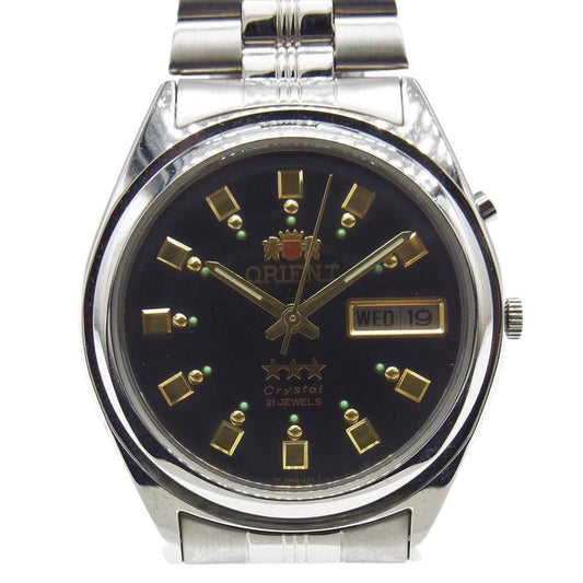 ORIENT オリエント EM60-C1 CA 自動巻き 腕時計 シルバー系【中古】