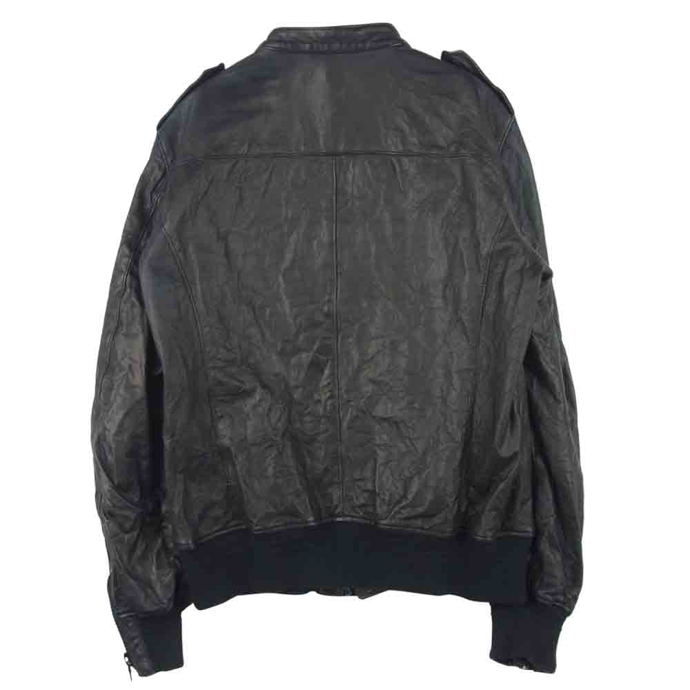 ATTACHMENT アタッチメント T163 シープレザー ブルゾン ジャケット 日本製 ブラック系 2【中古】
