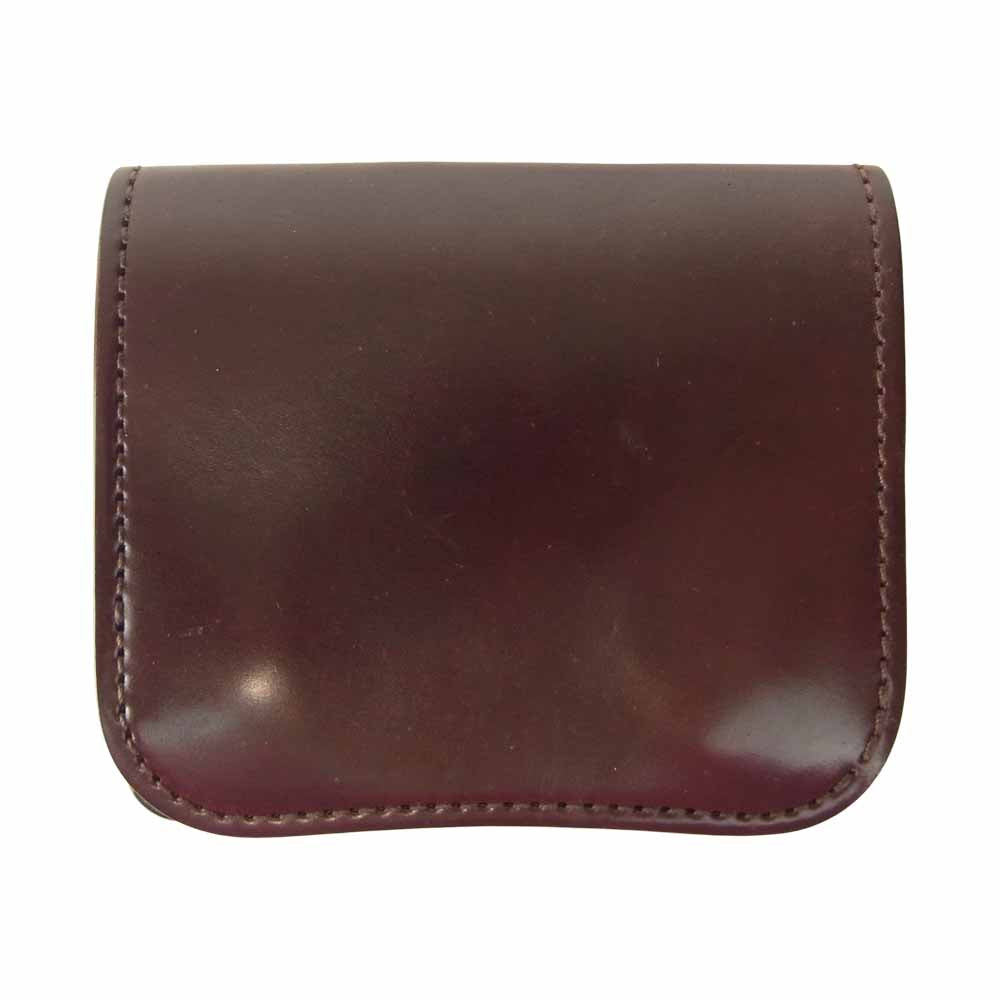 WILDSWANS ワイルドスワンズ パーム シェルコードバン ミニウォレット  ブラウン系【中古】