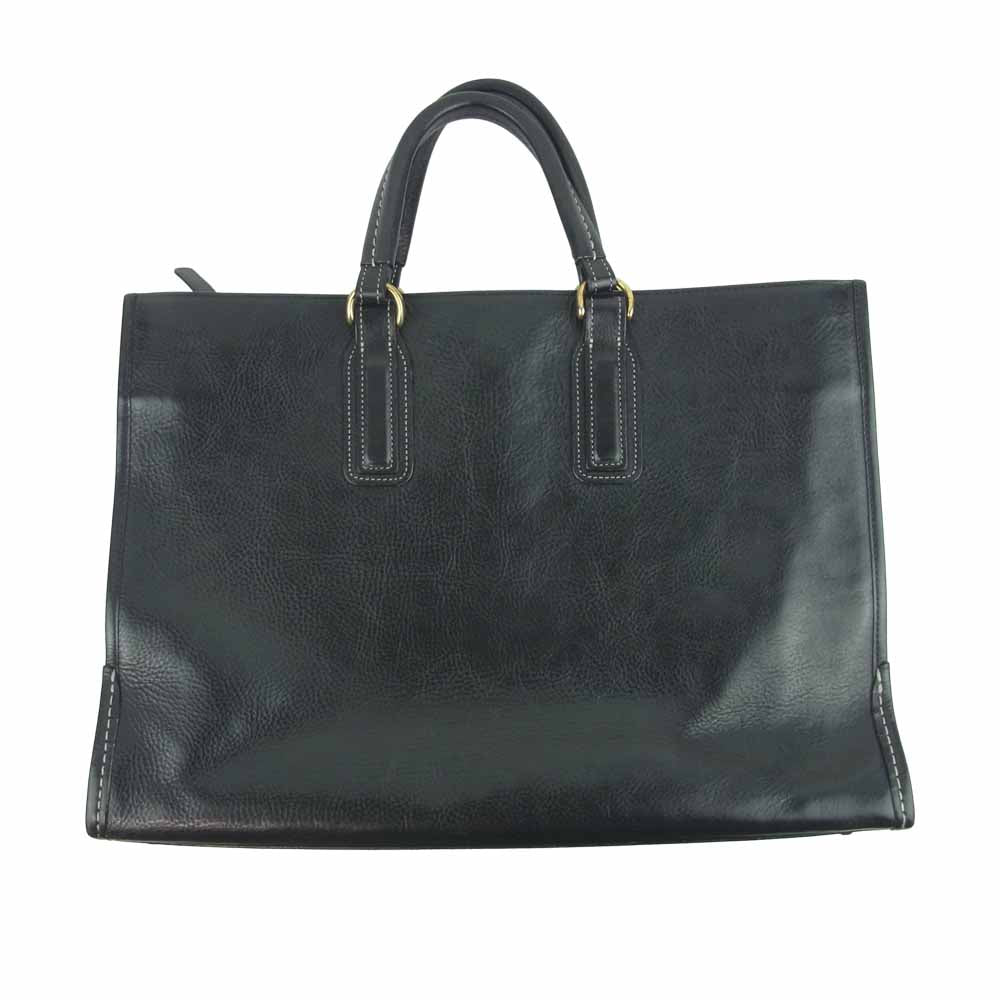 土屋鞄製造所 URBANO ウルバーノ シティ トートバッグ ブラック系【中古】