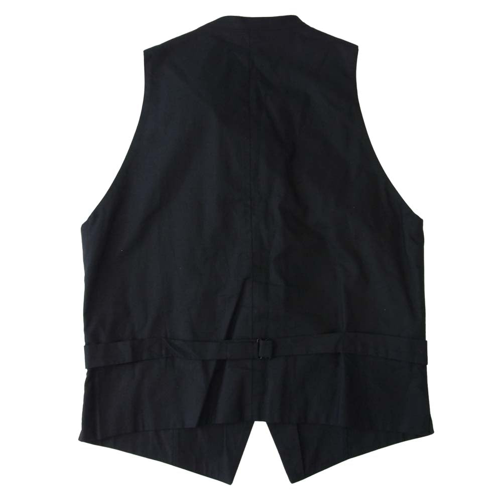 BLACK SIGN ブラックサイン ヘチマ カラー ベスト ダークネイビー系 42【中古】