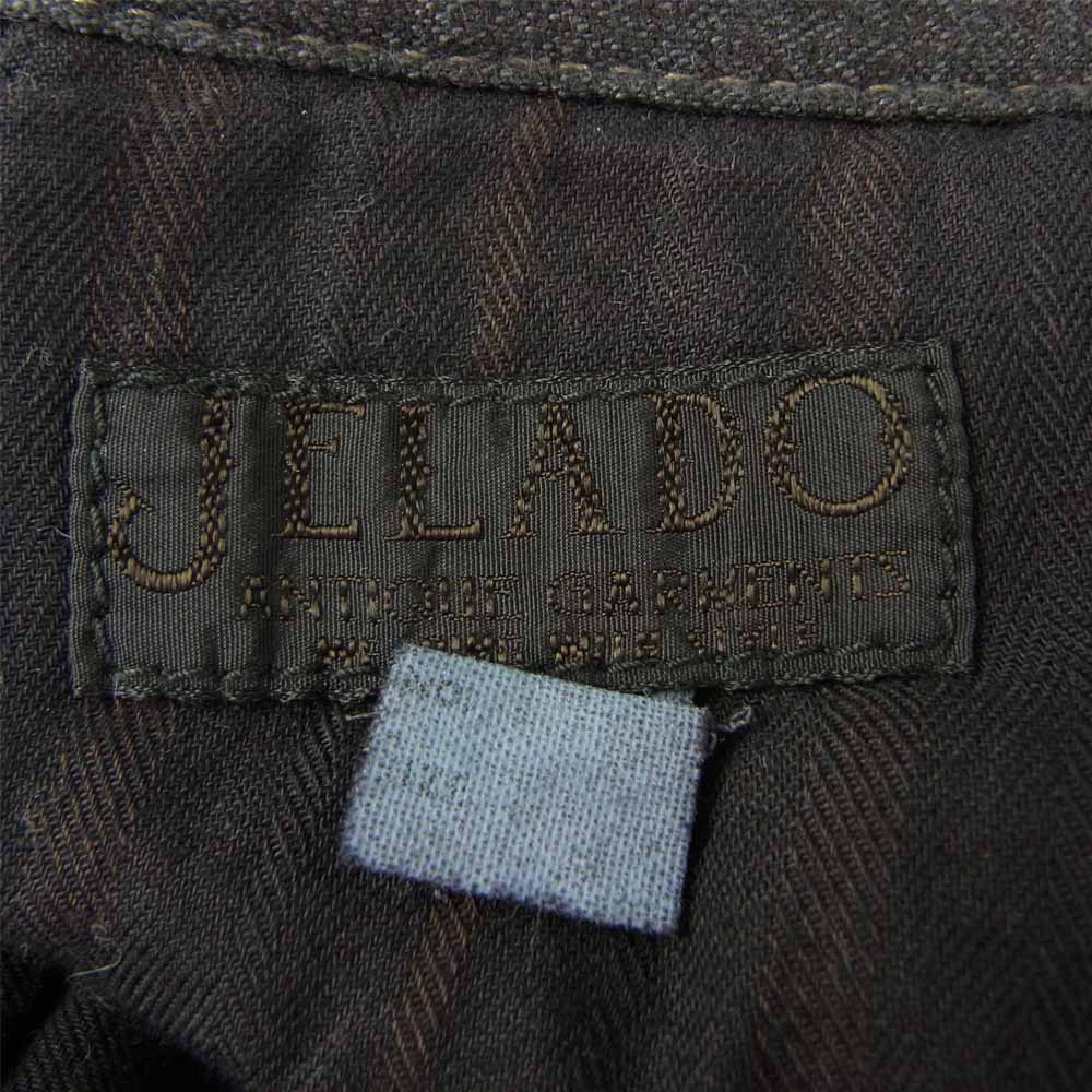 BLACK SIGN ブラックサイン コーデュロイ シンチバック トラウザー パンツ ブラウン系【中古】