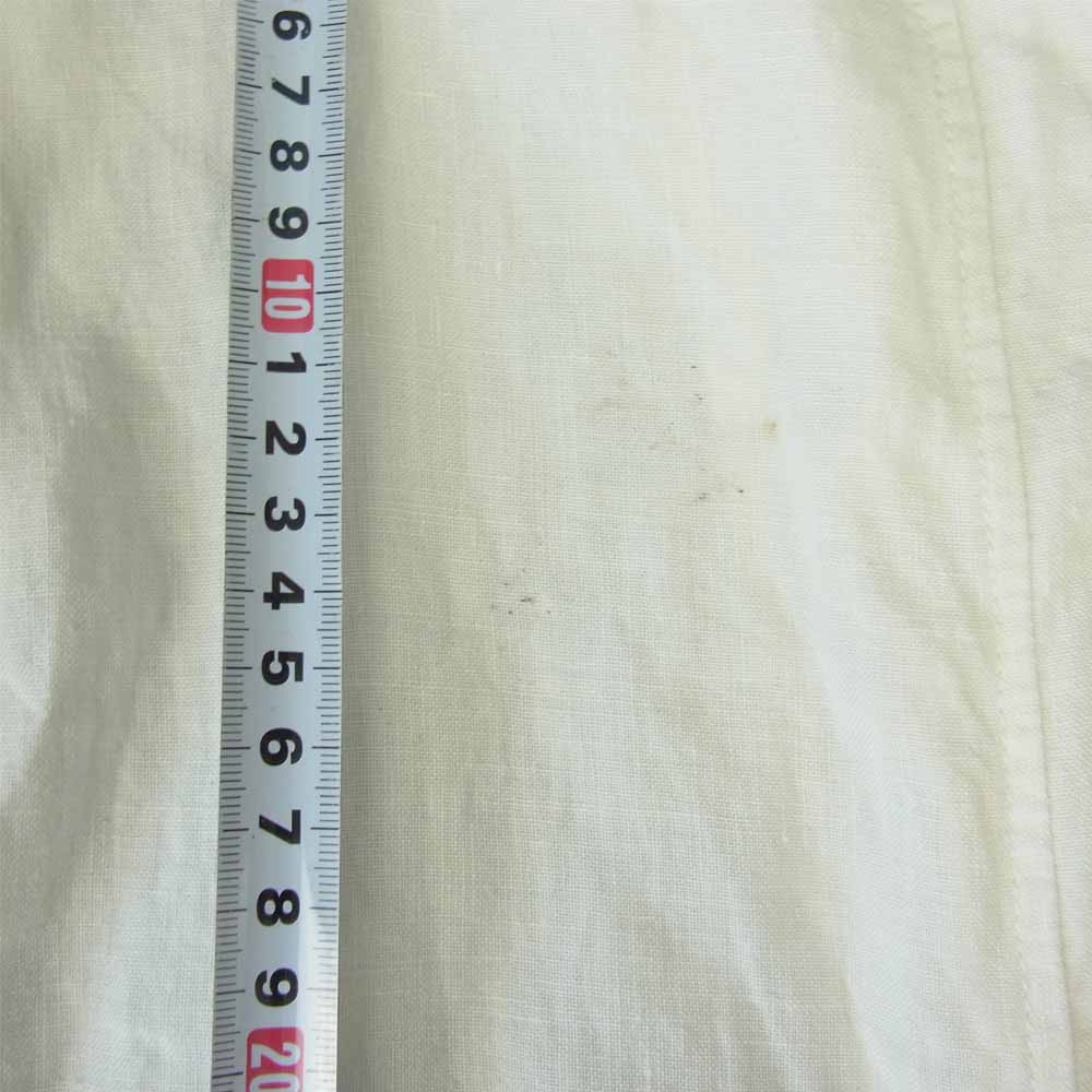 BLACK SIGN ブラックサイン アトリエ コート リネン ロング  ホワイト系 40【中古】