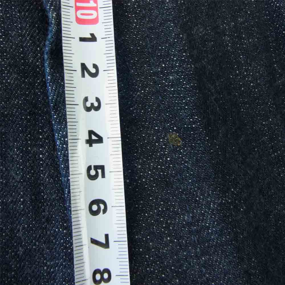 トロフィークロージング タック デニム トラウザーズ パンツ インディゴブルー系 36【中古】