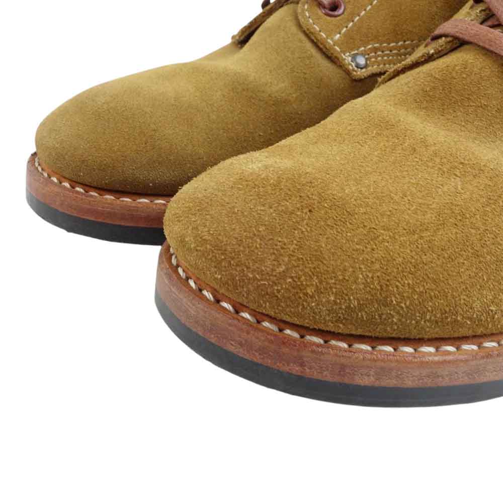 RRL ダブルアールエル USA製 ラフアウト スエード ミリタリー サービス ブーツ ブラウン系 9D【美品】【中古】