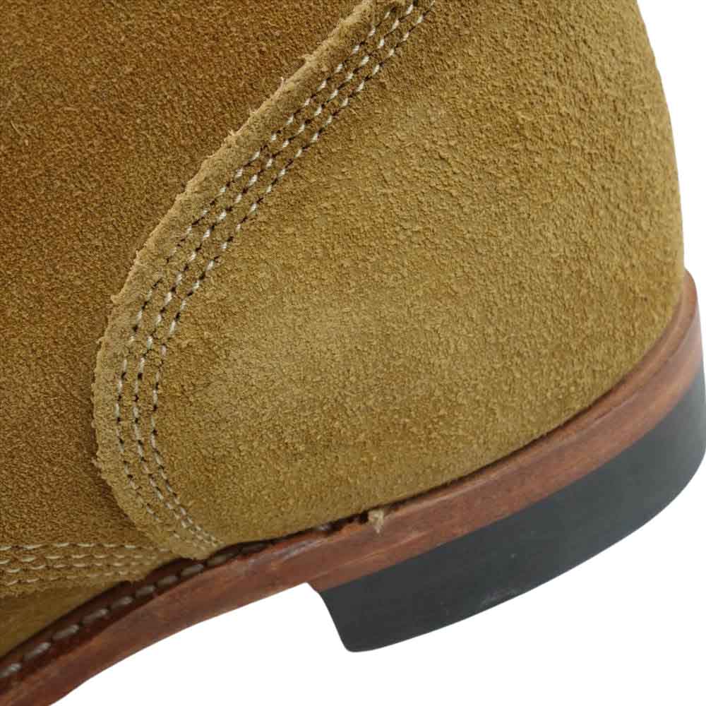 RRL ダブルアールエル USA製 ラフアウト スエード ミリタリー サービス ブーツ ブラウン系 9D【美品】【中古】