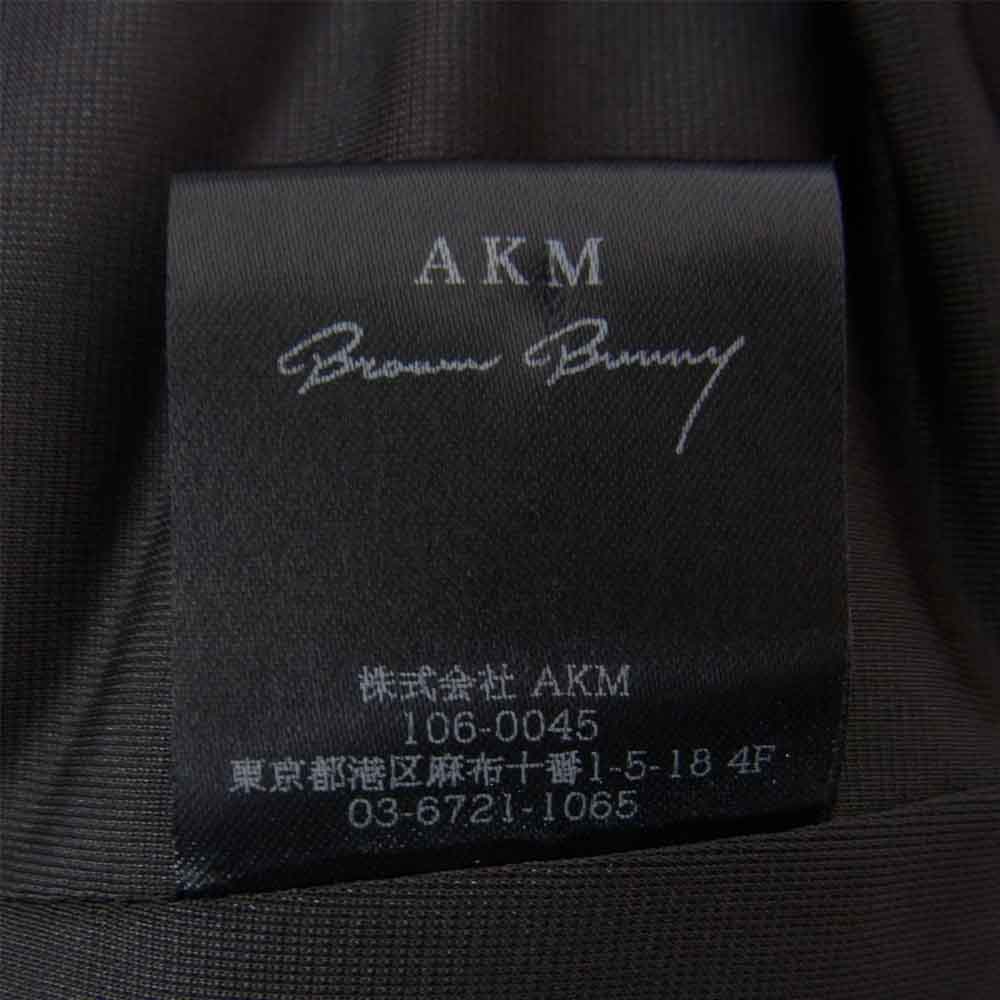 AKM エイケイエム LUXE163 BLACK SENSE ZIP UP STAND JACKET ボア ブルゾン ジャケット グレー系 XL【中古】