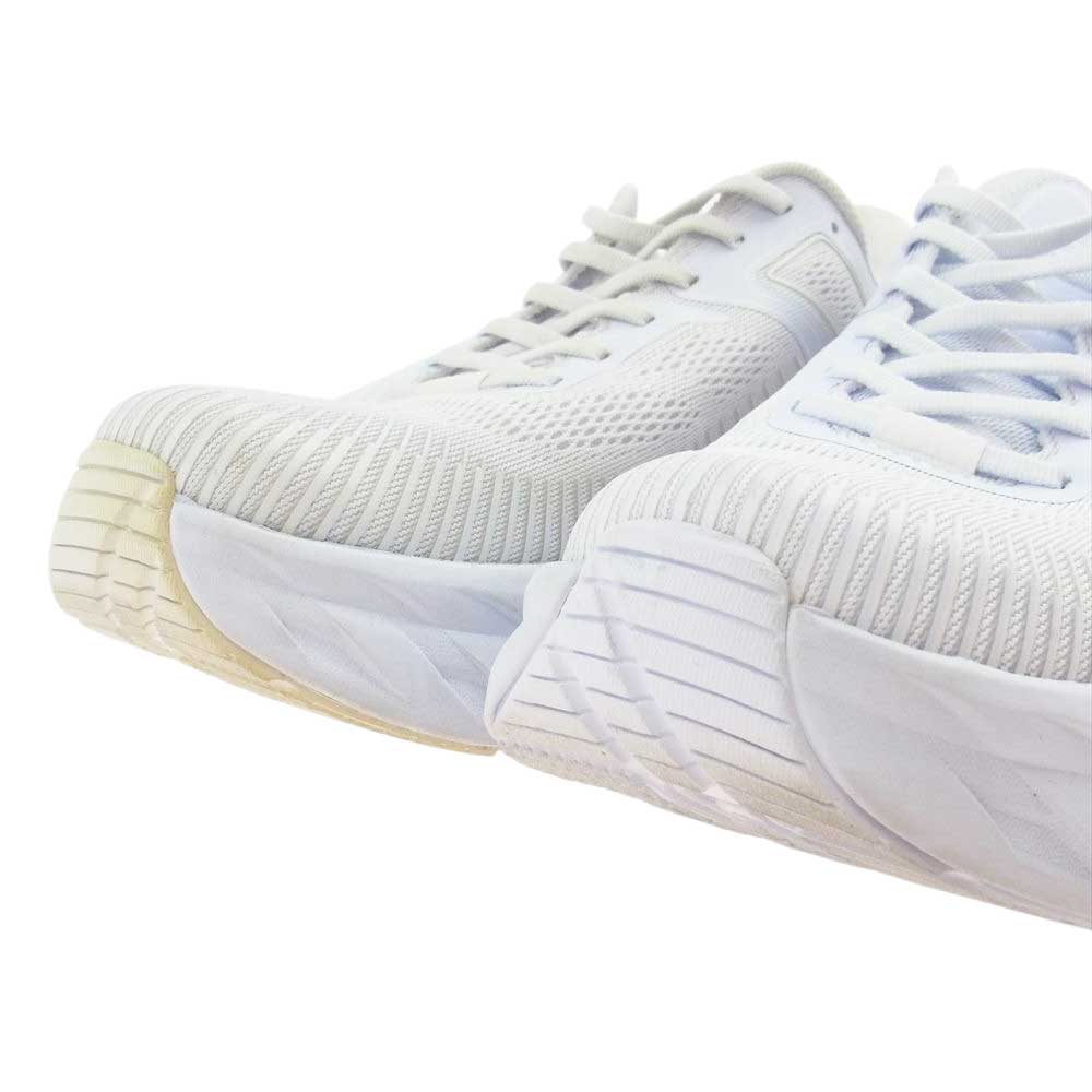 HOKA ONE ONE ホカ オネオネ BONDI 7 ボンダイ スニーカー ホワイト系 27.5cm【中古】