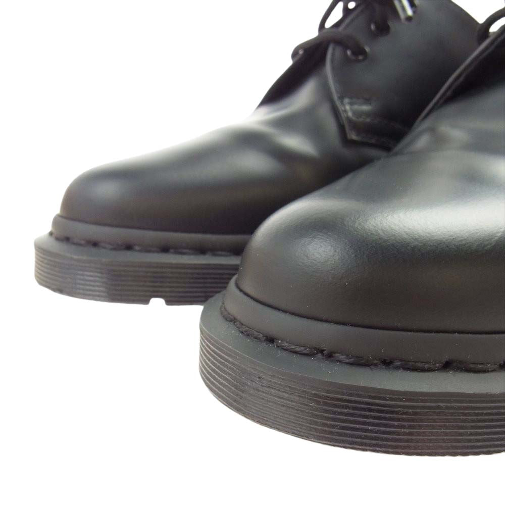 Dr.Martens ドクターマーチン 14345001 3EYELET SHOE ホール レザー シューズ ブラック系 UK7【極上美品】【中古】