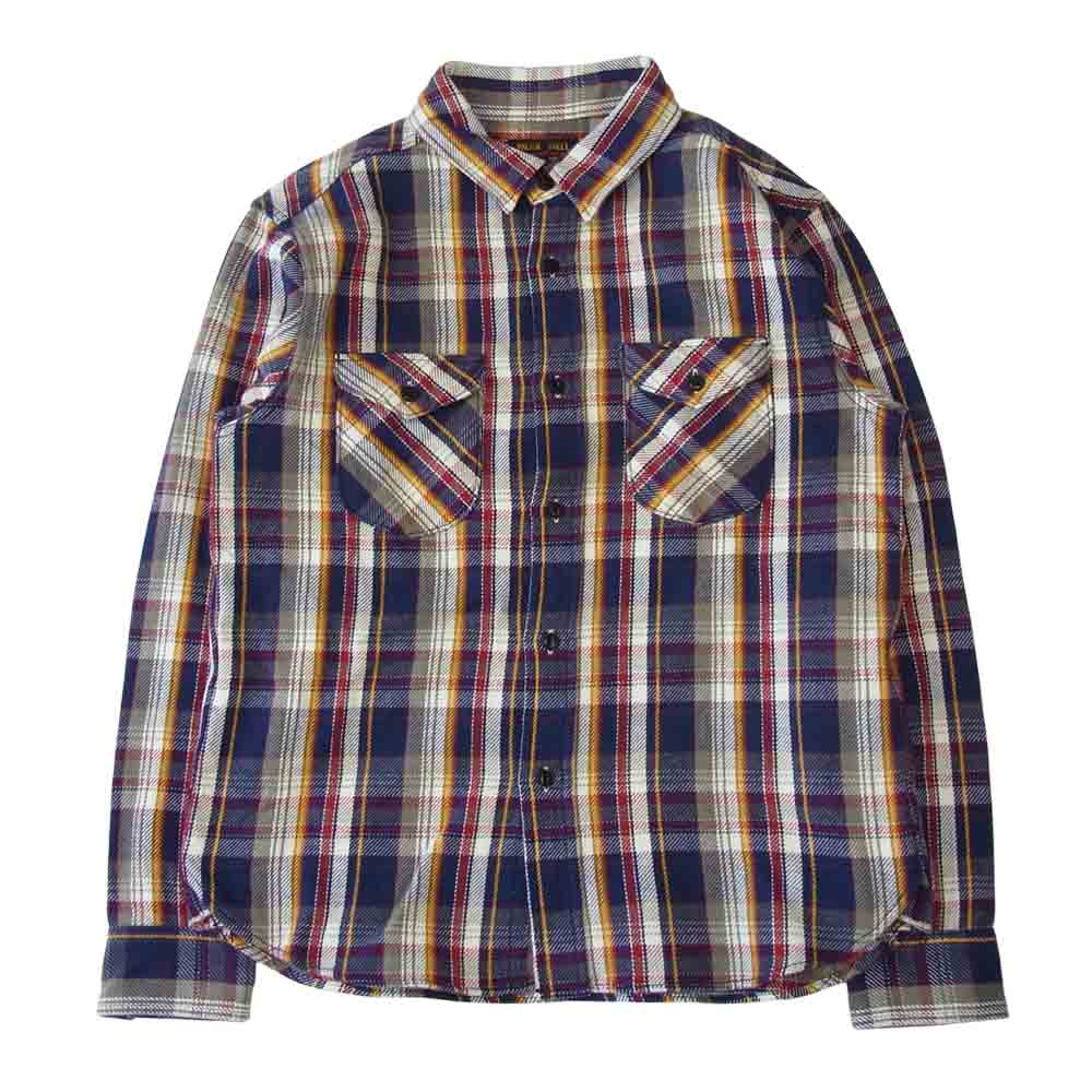 ウエス 501951 WEAR WELL ヘビー ネル チェック シャツ マルチカラー系 4【新古品】【未使用】【中古】